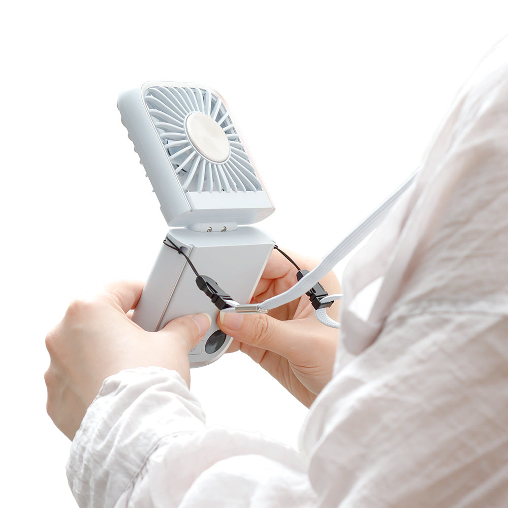 #OSHAMOBA FAN 冷却プレート付き 折りたたみ扇風機